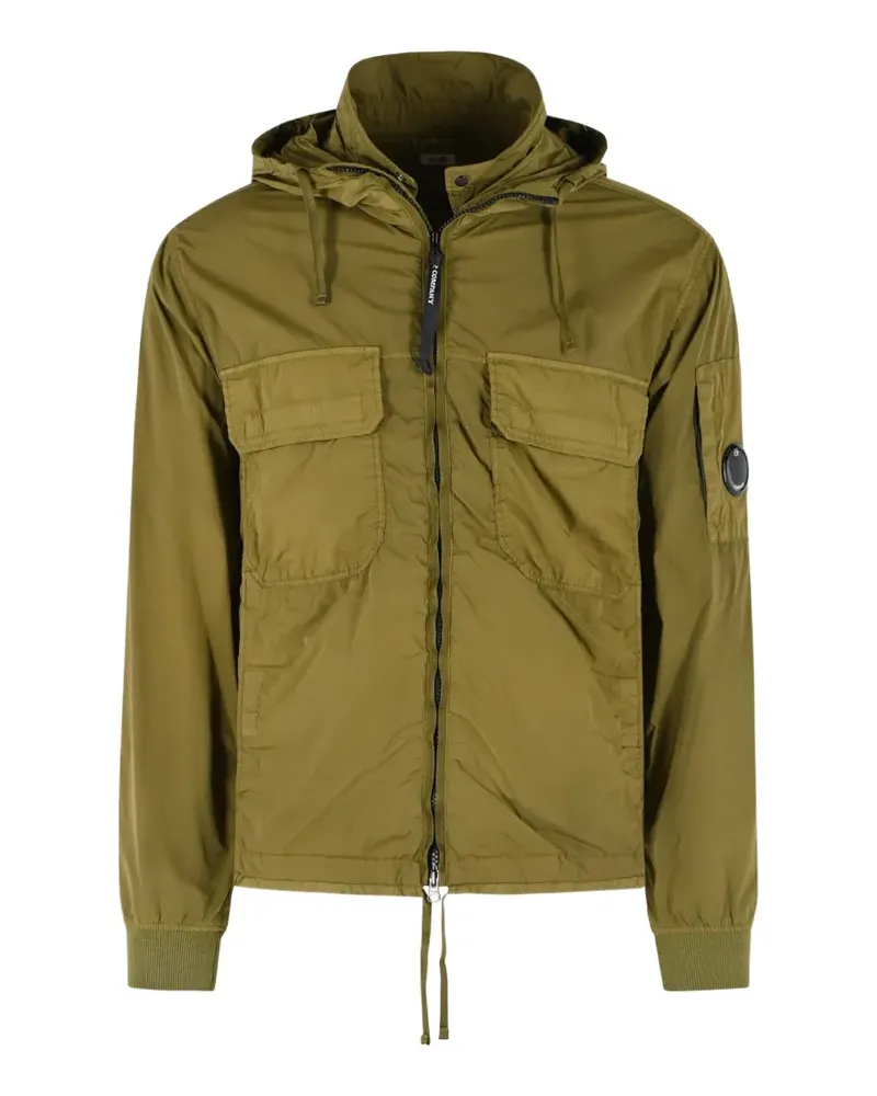 C.P. Company Chrome-R lens-detail hooded jacket - Grün Grün
