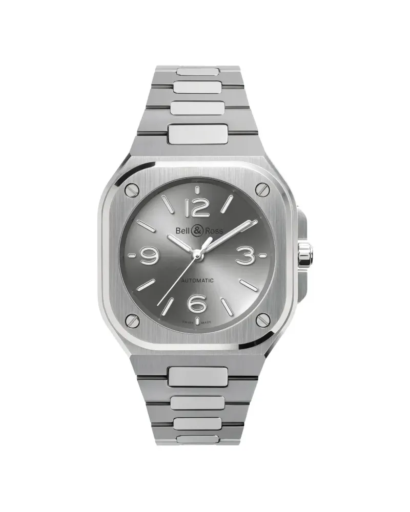 Bell & Ross BR-05 Grey Steel 36mm - Schwarz Schwarz
