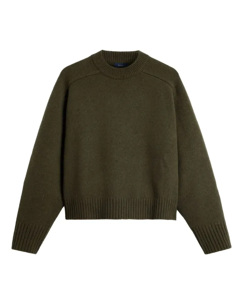 Soeur Gerippter Pullover - Grün Grün