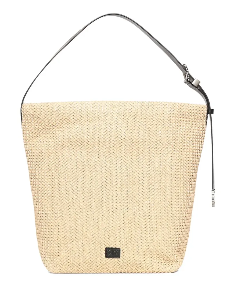 Pinko buckle-strap buckle bag - Nude Nude