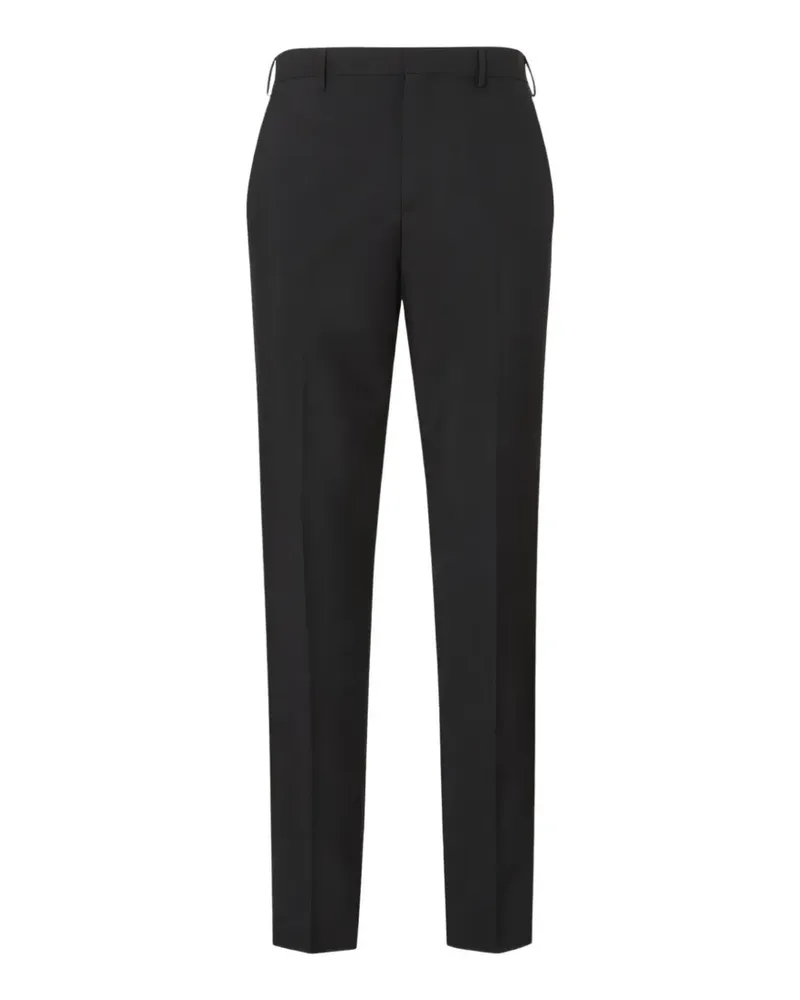 Fendi Klassische Hose mit Bügelfalten - Schwarz Schwarz