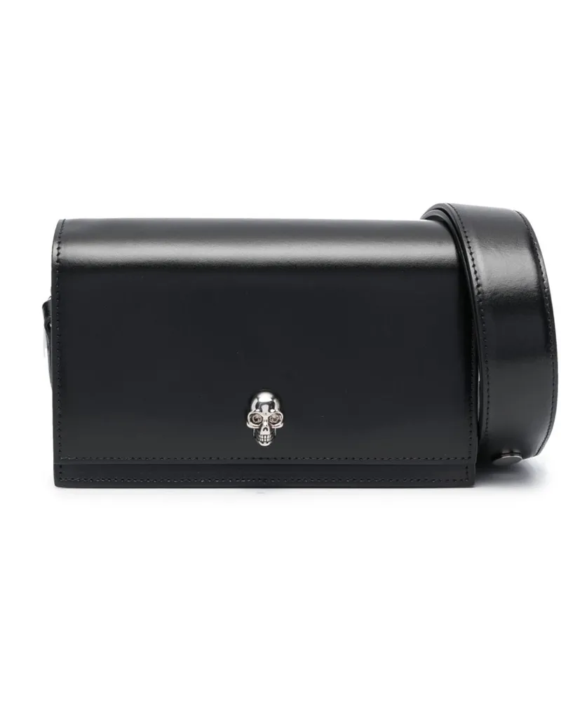 Alexander McQueen Kleine Skull Schultertasche - Schwarz Schwarz