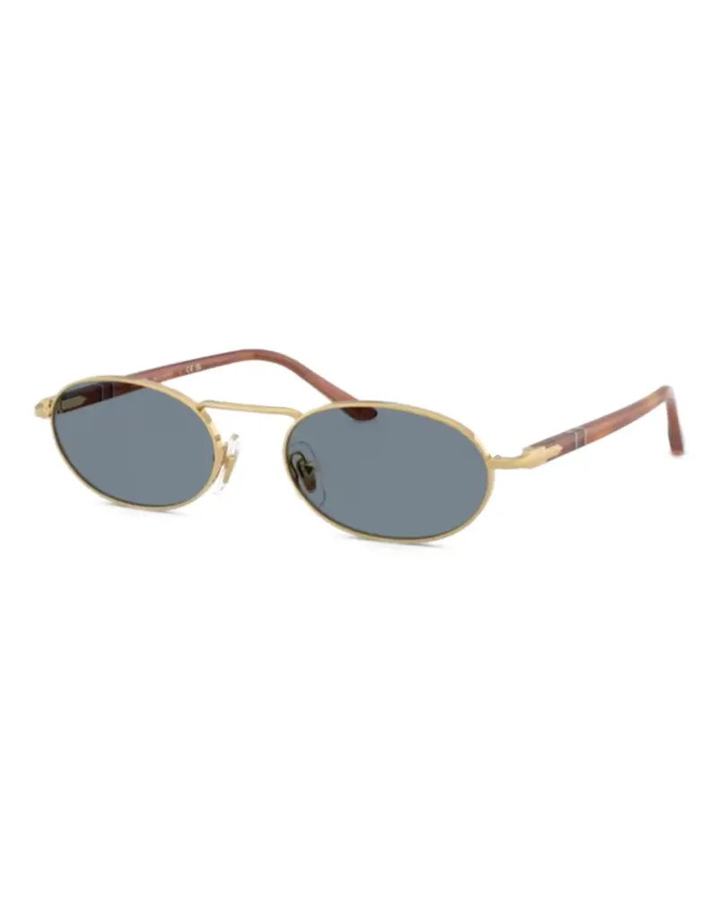 Persol Sonnenbrille mit ovalem Gestell - Gold Gold