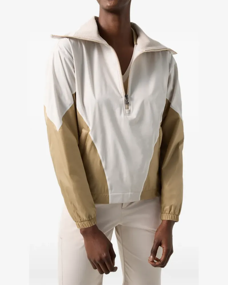 Bogner Betty Jacke in Colour-Block-Optik mit kurzem Reißverschluss - Nude Nude