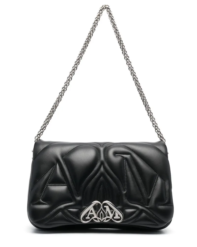 Alexander McQueen The Seal Schultertasche - Schwarz Schwarz