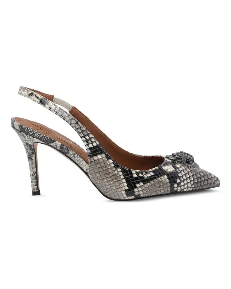 Kurt Geiger Belgravia snake-print pumps - Grau Grau