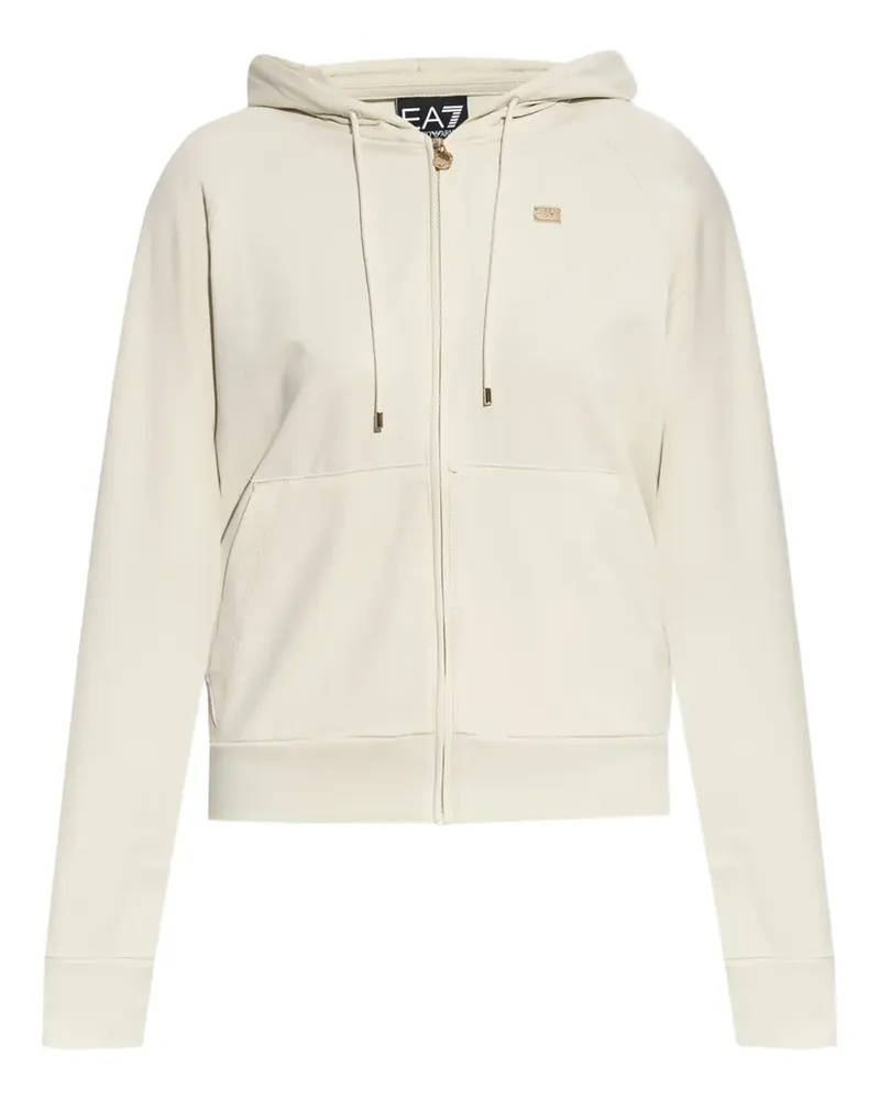 EA7 Kapuzenjacke mit Reißverschluss - Nude Nude