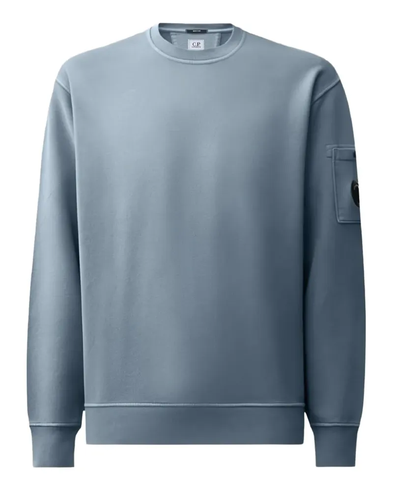 C.P. Company Sweatshirt mit Linsen-Detail - Blau Blau