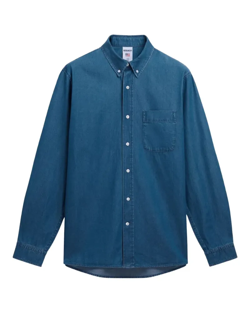 Sebago Benjamin buttoned pocket shirt - Blau Blau