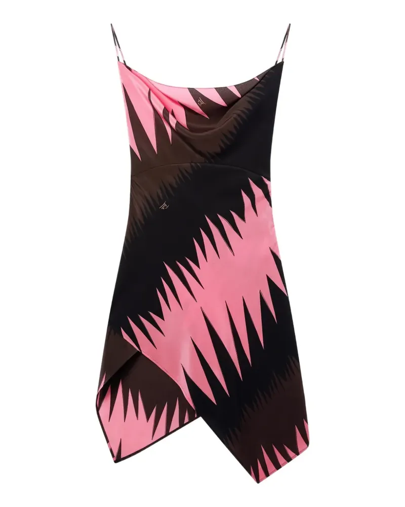 Emilio Pucci Kleid mit Drachen-Print - Braun Braun