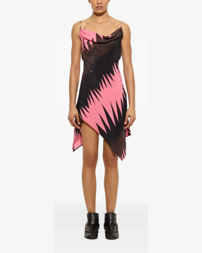 Emilio Pucci Kleid mit Drachen-Print - Braun Braun