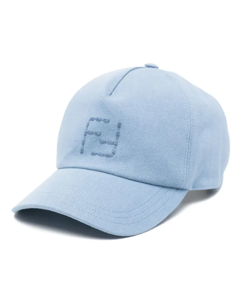 Fendi Baseballkappe aus Canvas - Blau Blau