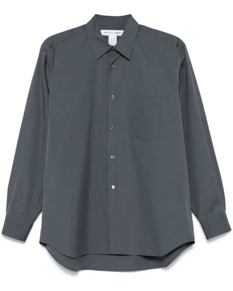 Comme des Garçons Hemd aus Popeline - Grau Grau
