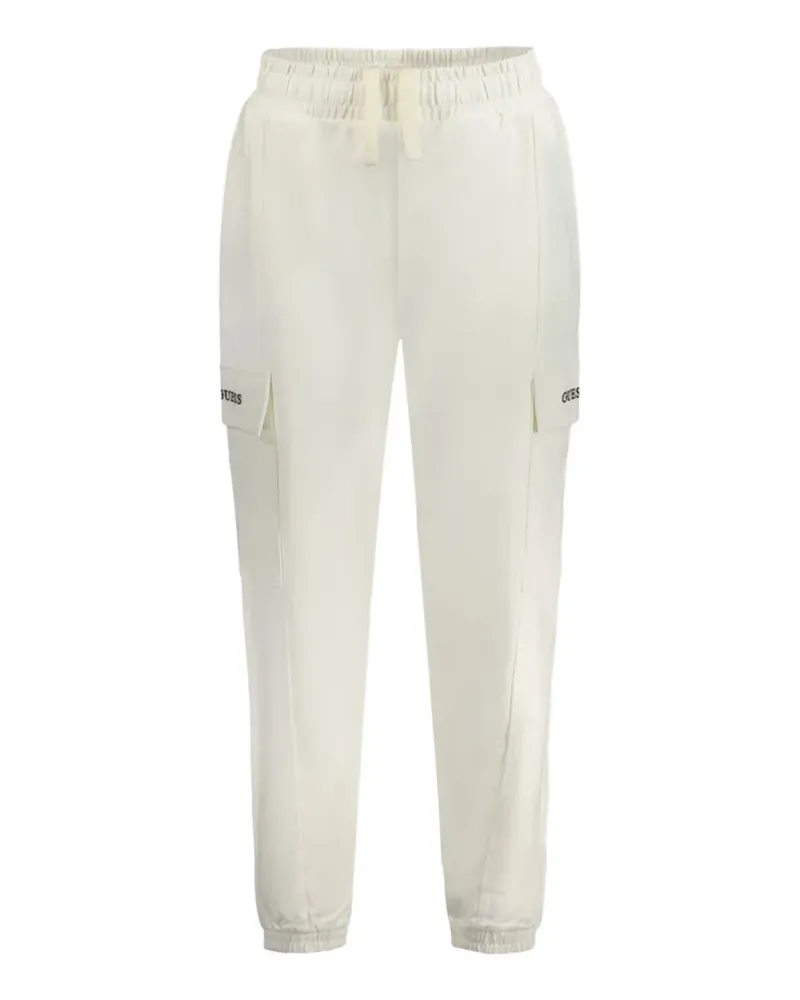 Guess cargo-pocket track pants - Weiß Weiß