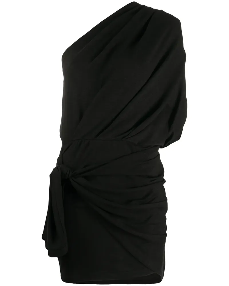IRO Asymmetrisches Minikleid - Schwarz Schwarz
