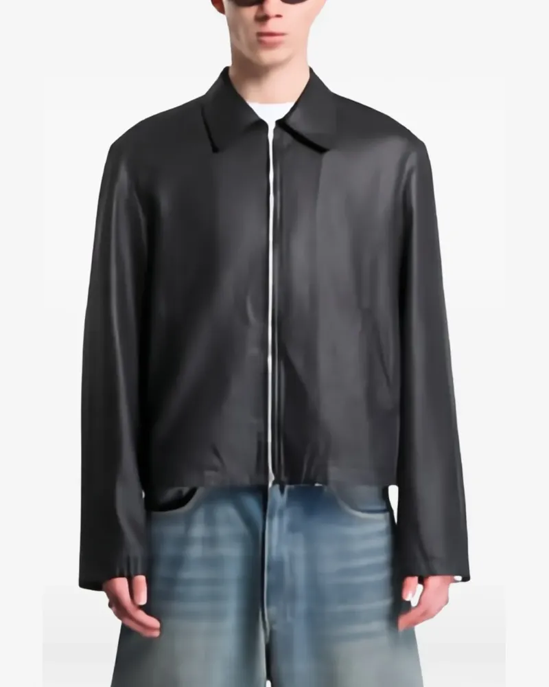 Our Legacy Mini Worker Jacke - Schwarz Schwarz