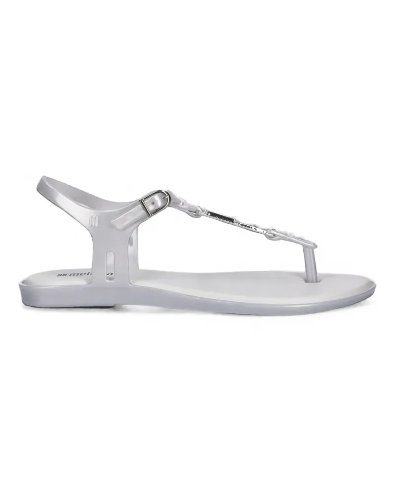 Melissa Solar M Chic logo-plaque T-bar sandals - Weiß Weiß