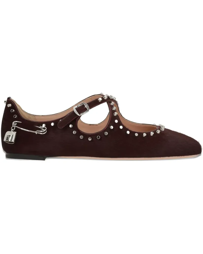 Bally Ballerinas mit Nieten - Multicolor Multicolor