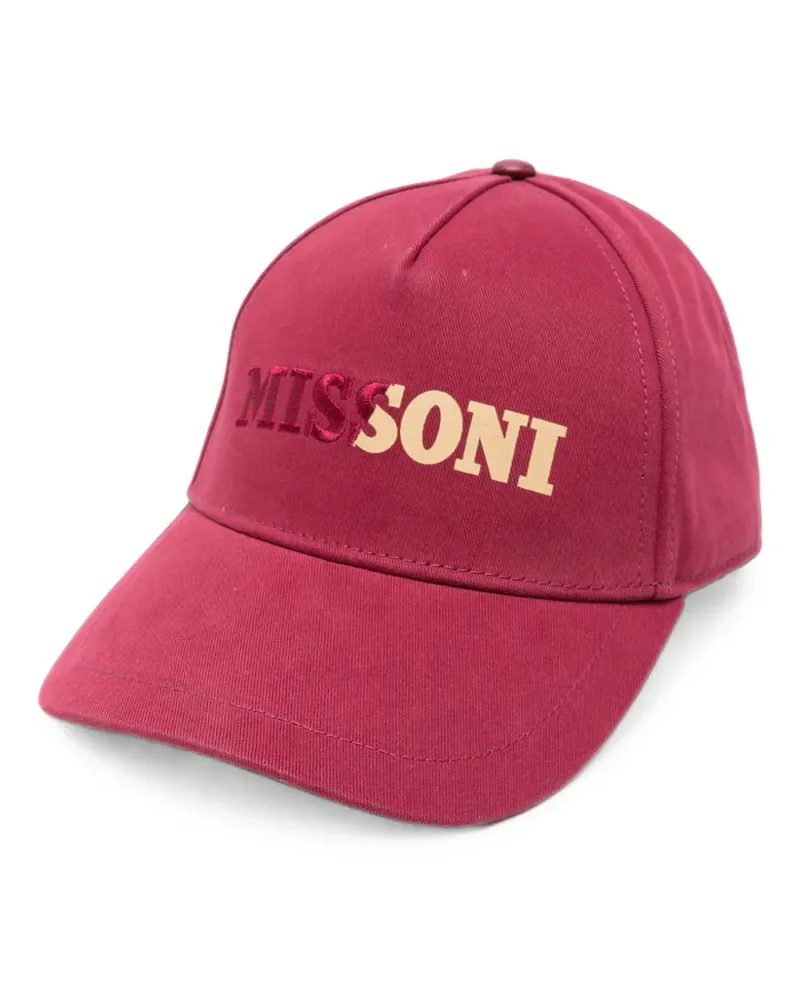 Missoni logo-embroidered baseball cap - Rot Rot