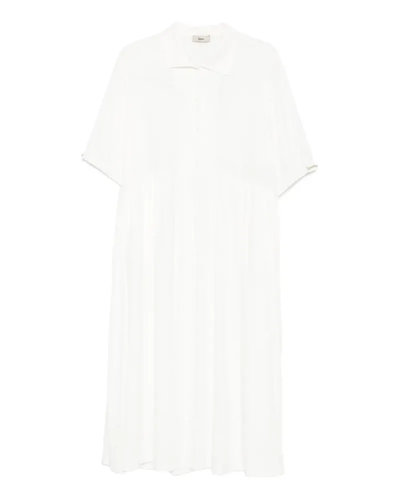 Herno buttoned midi dress - Nude Nude