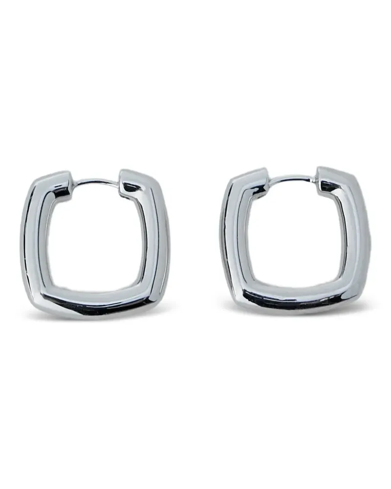 Tom Wood Ohrringe mit eckiger Form - Silber Silber