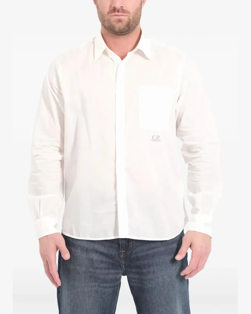 C.P. Company pocket shirt - Weiß Weiß