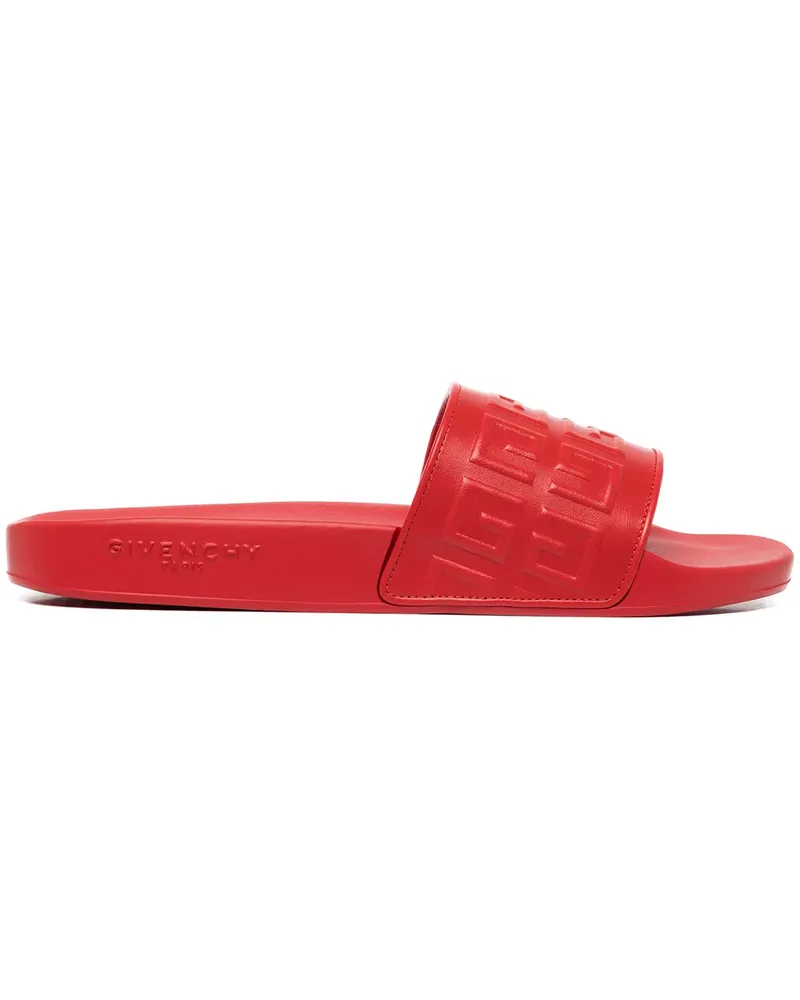 Givenchy Pantoletten mit 4G-Prägung - Rot Rot