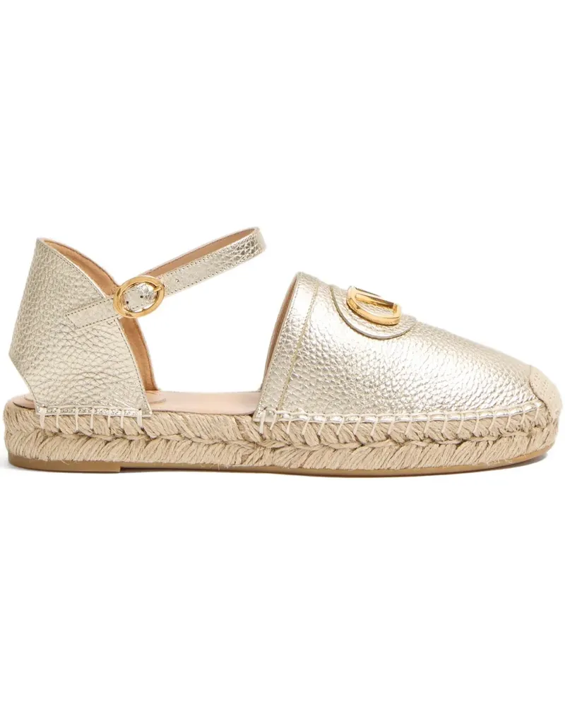 Valentino Garavani VLogo Signature Ballerinas 25mm - Gold Gold