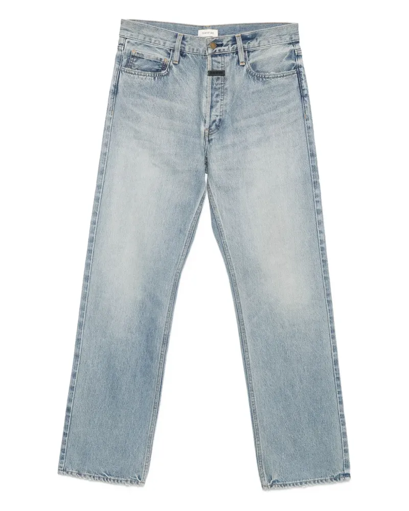 Fear of God Jeans mit Logo-Patch - Blau Blau