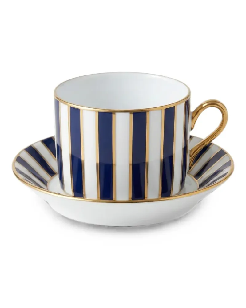 Ginori 1735 Impero Amadeus striped coffee set (set of six) - Weiß Weiß