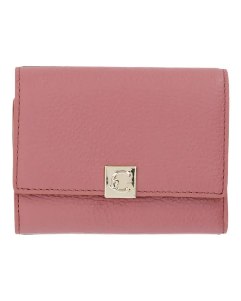 Coccinelle Portemonnaie aus gekörntem Leder - Rosa Rosa