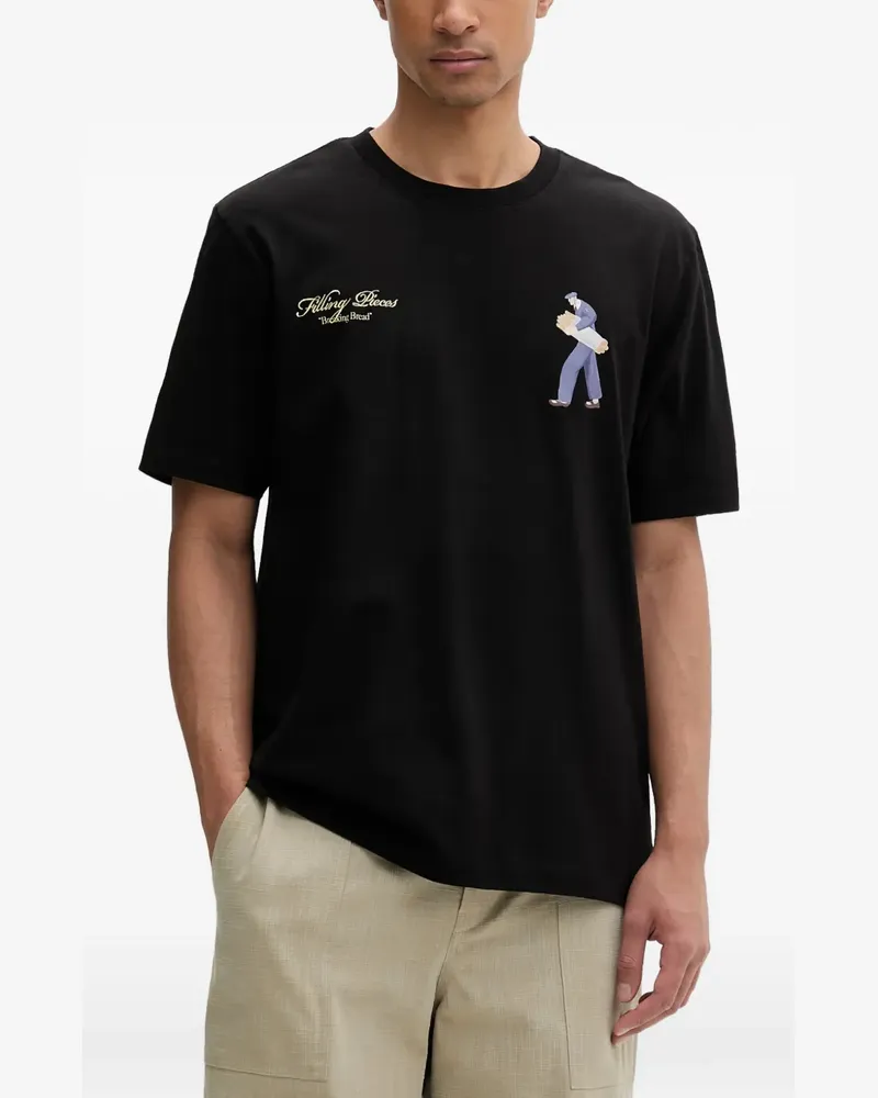 Filling Pieces Bakery graphic-print T-shirt - Schwarz Schwarz