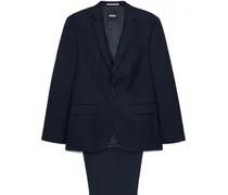 Anzug mit Schottenkaro - Blau