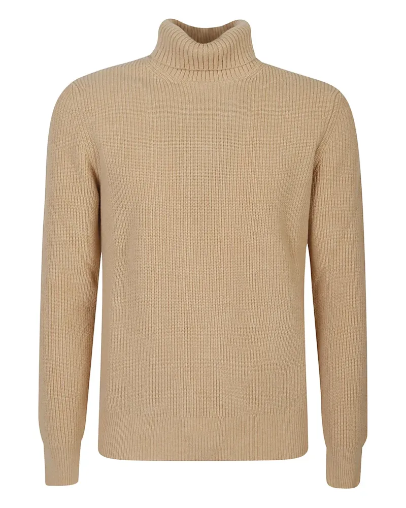 Ballantyne ribbed roll-neck sweater - Nude Nude