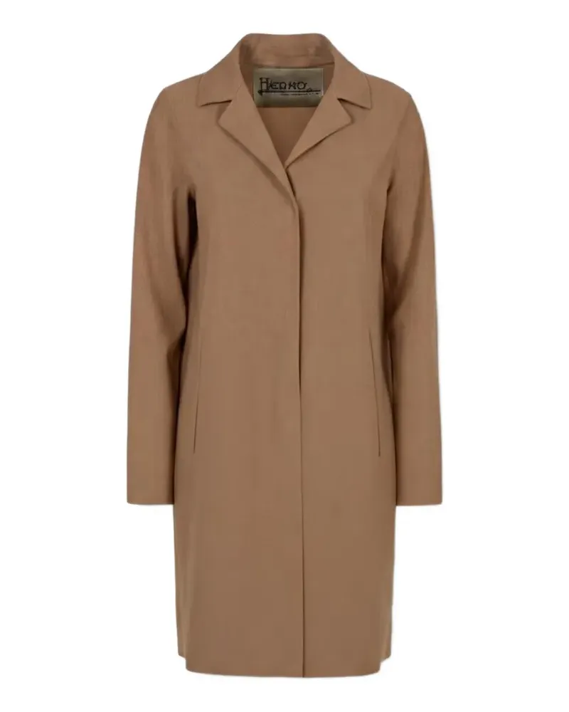 Herno single-breasted trench coat - Nude Nude