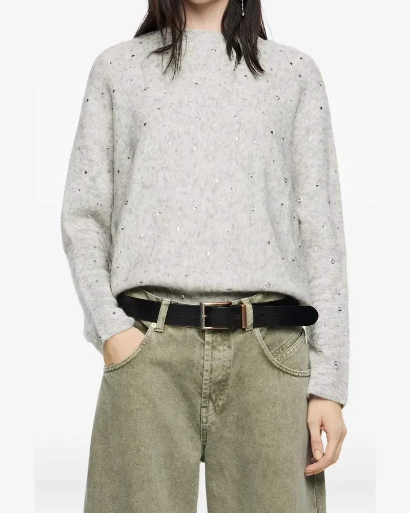 BIMBA Y LOLA embellished knit sweater - Grau Grau