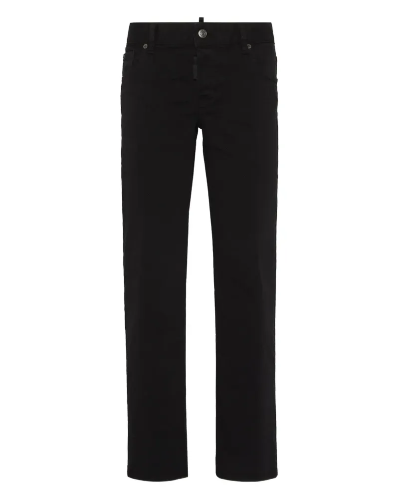 Dsquared2 Jeans mit Logo-Detail - Schwarz Schwarz