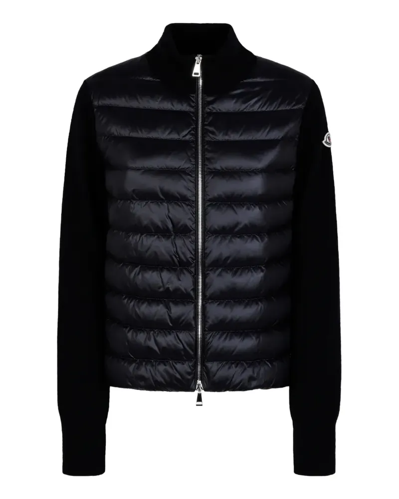 Moncler Gesteppter Pullover - Schwarz Schwarz