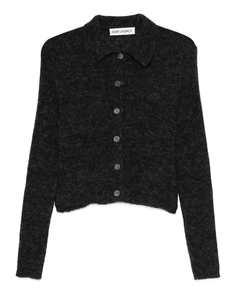 Our Legacy Mazzy Cardigan mit Knöpfen - Grau Grau