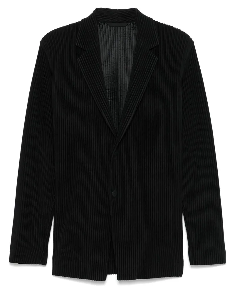Issey Miyake Klassisches Sakko - Schwarz Schwarz
