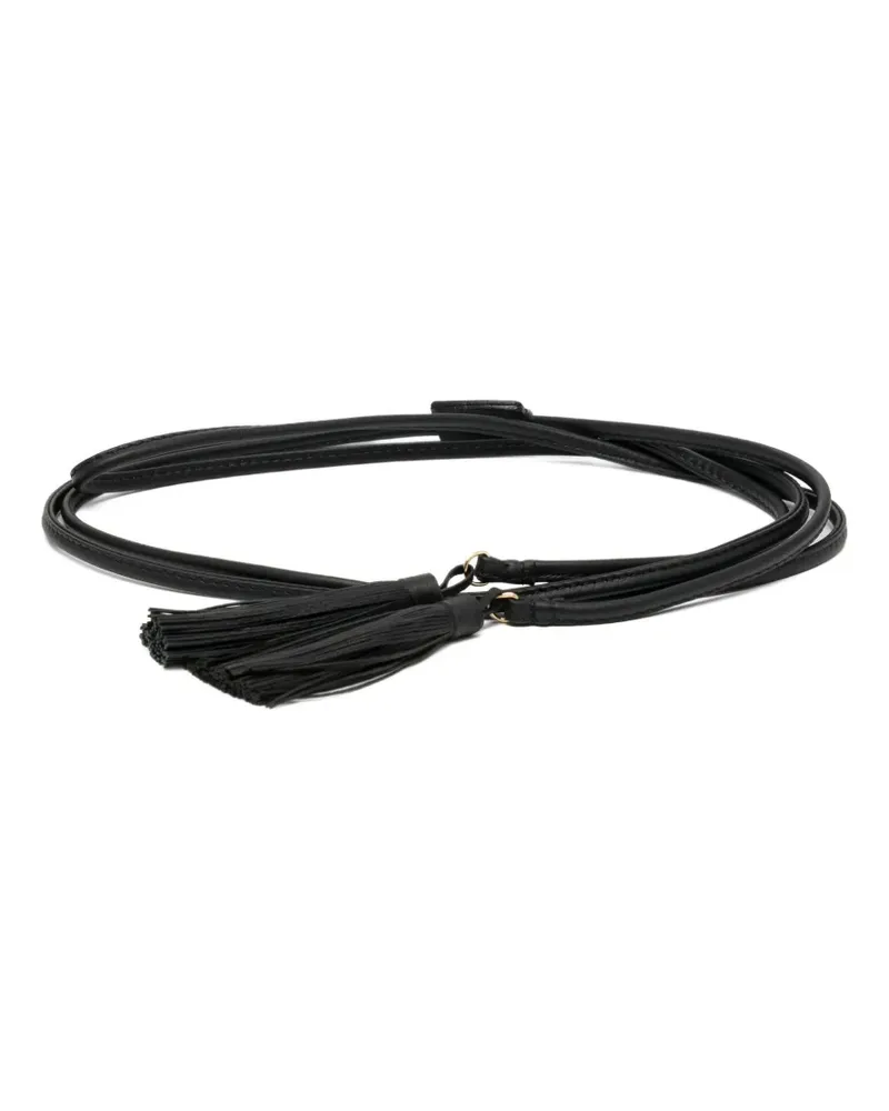 Anderson's Gürtel aus Nappa - Schwarz Schwarz