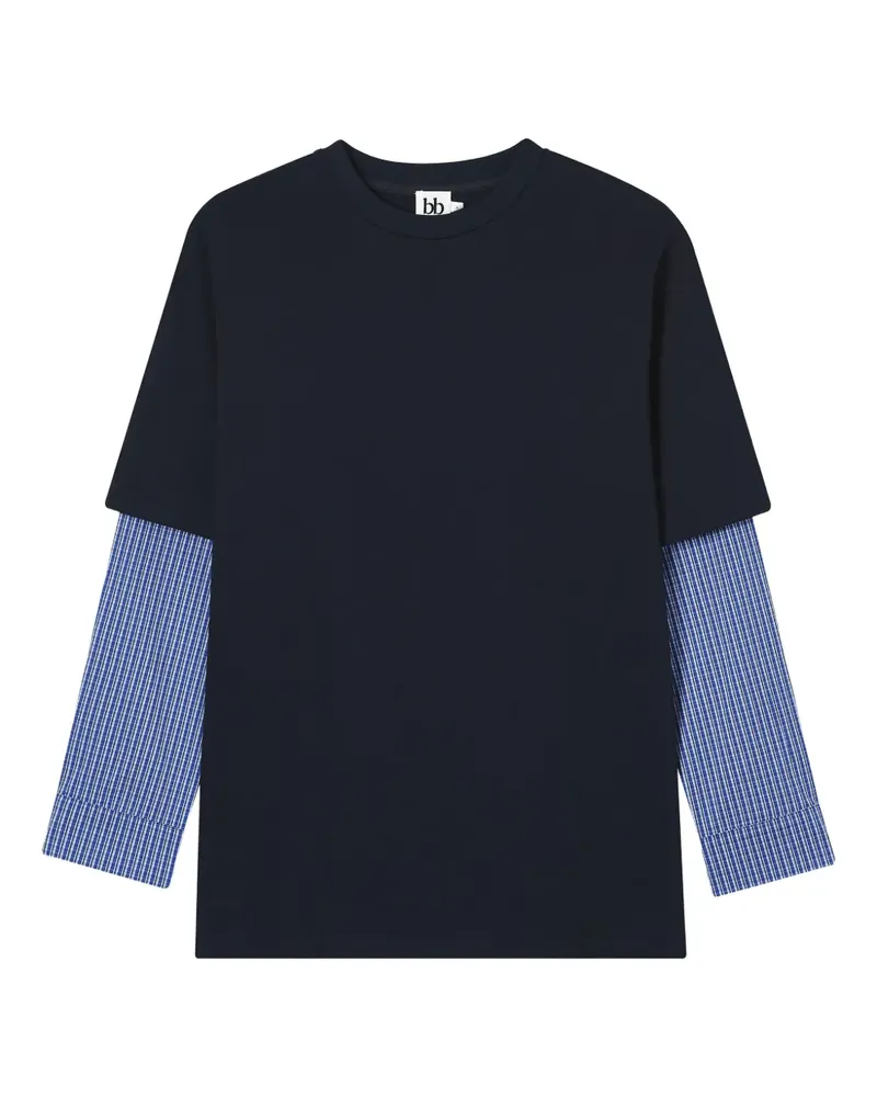 b+ab T-Shirt im Layering-Look - Blau Blau