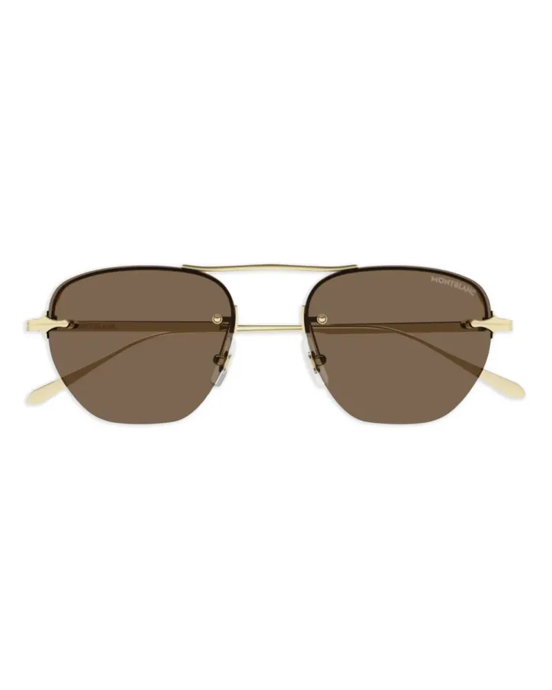 Montblanc Getönte Pilotenbrille - Gold Gold