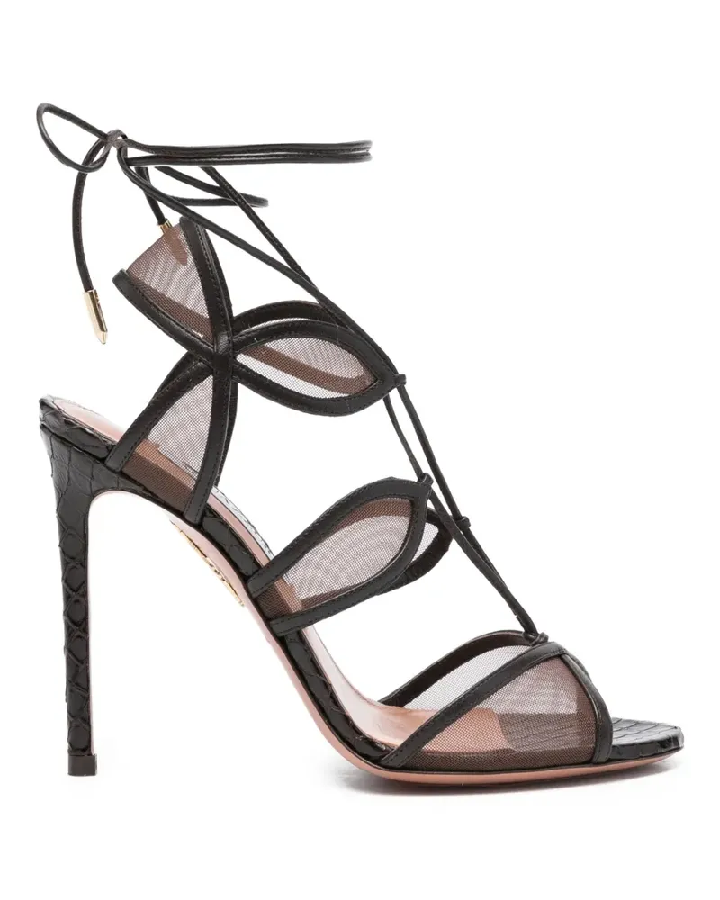 Aquazzura lace-up pumps - Schwarz Schwarz
