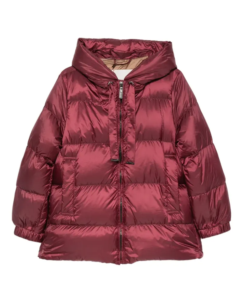 Max Mara Gesteppter The Cube Kapuzenmantel - Rot Rot