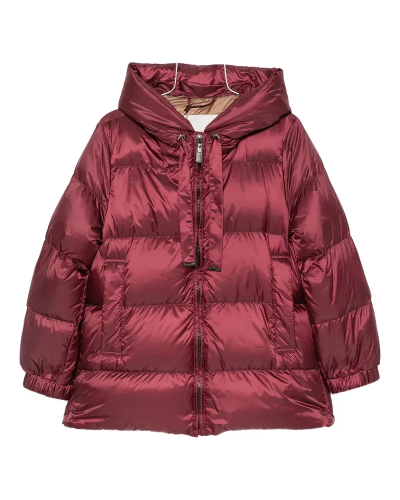 Max Mara The Cube hooded quilted coat - Rot Rot