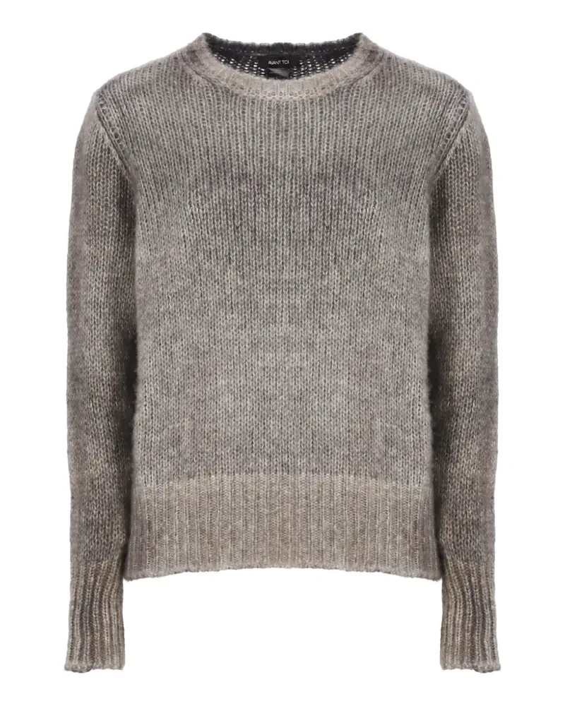 Avant Toi Grob gestrickter Pullover - Grau Grau