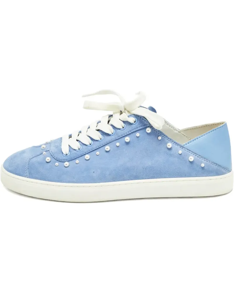 Stuart Weitzman Sneakers mit Schnürung - Blau Blau