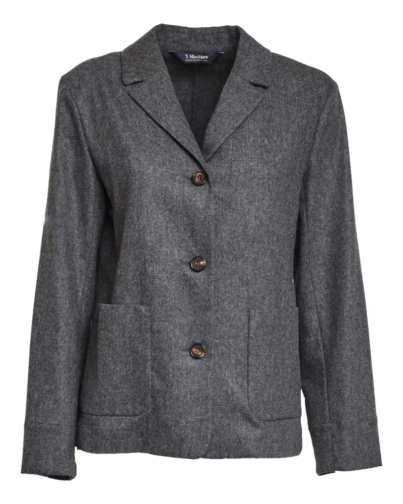 Max Mara Dora buttoned blazer - Grau Grau
