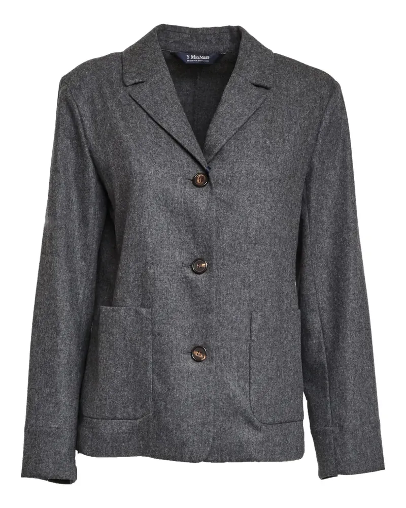 Max Mara Dora buttoned blazer - Grau Grau